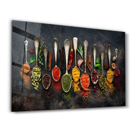 Wallity Pintura Decorativa de Vidrio Templado Multicolor 70 x 110 cm